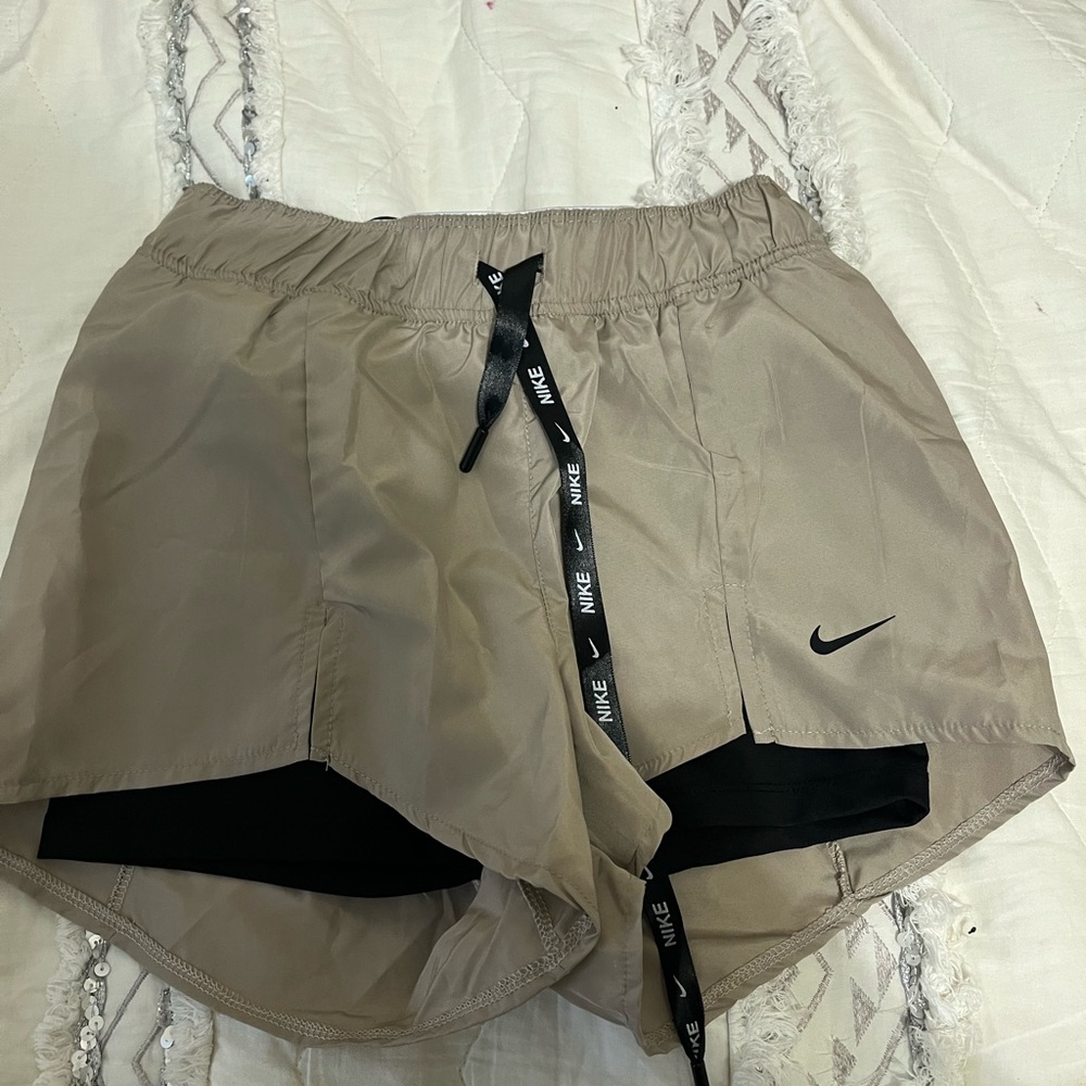 Nike Light Tan Sports Shorts